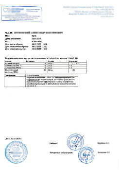 Купить анализ T-spot в Москве